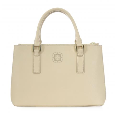 Tory Burch Emerson Large Double Zip Tote in White
