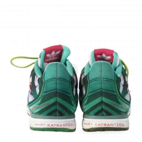 adidas gazelle silver green womens adidas Mary Katrantzou sneakers