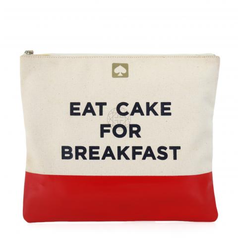 Sell Kate Spade New York 'Eat Cake For Breakfast' Clutch - Red/Off-White |  