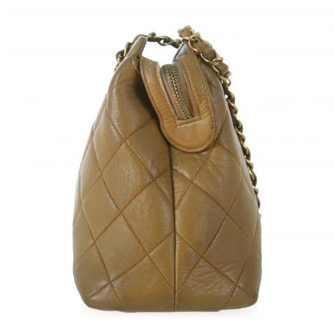 Sell Chanel Vintage Quilted Shoulder Bag - Brown