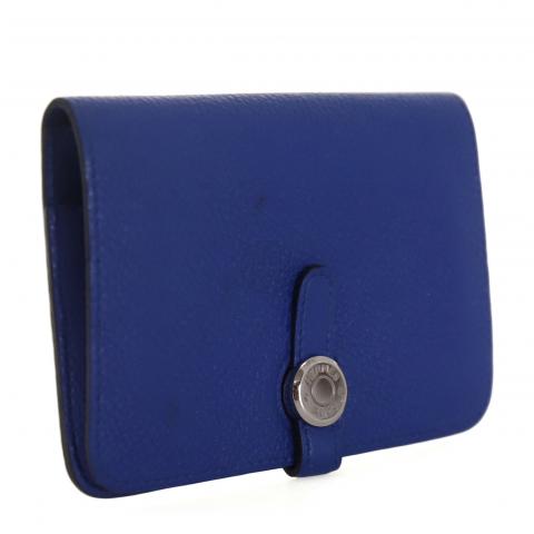 Sell Hermès Compact Dogon Wallet - Blue