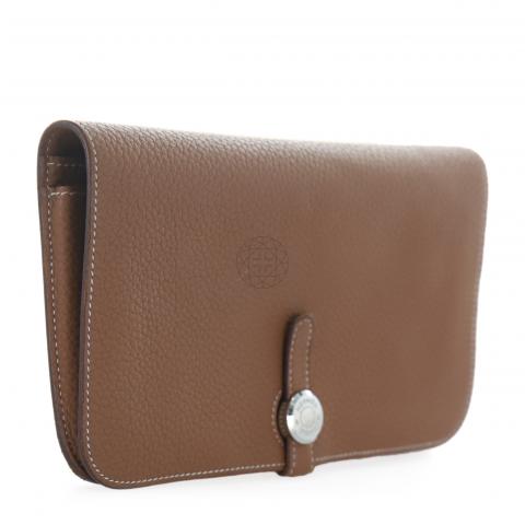 hermes wallet brown