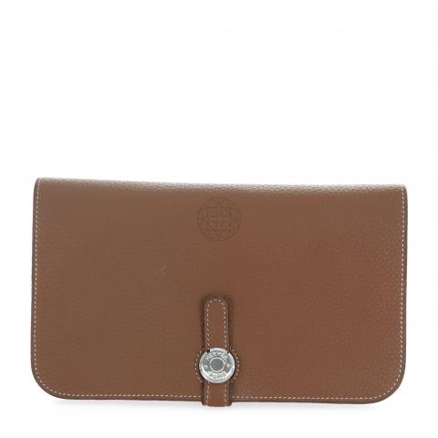 hermes wallet brown