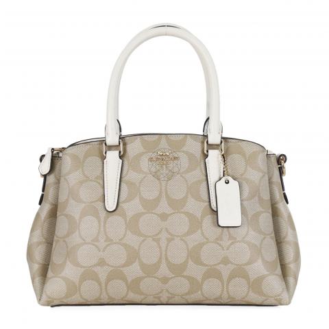 Coach signature 2024 mini sage carryall