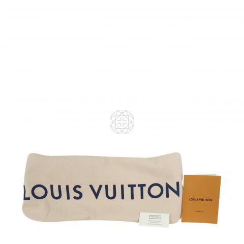 Palm springs cloth backpack Louis Vuitton Brown in Cloth - 29120532