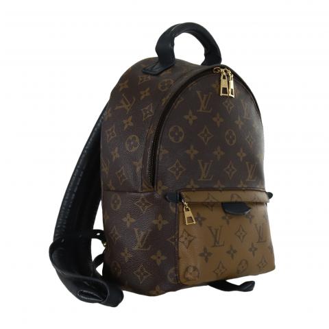 Palm Spring PM, Used & Preloved Louis Vuitton Backpack, LXR USA, Brown