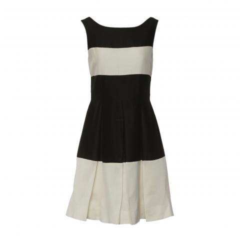Sell Kate Spade New York Sleeveless Two-Tone Dress - Black/Off-White |  HuntStreet.com
