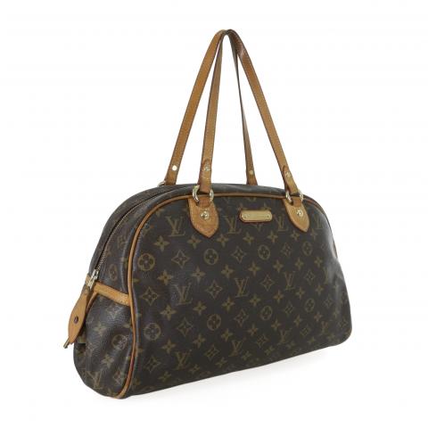 Louis Vuitton, Bags, Louis Vuitton Montorgueil Gm Brown Monogram Shoulder  Bag