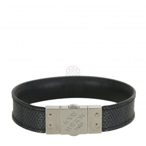 Louis Vuitton Damier Graphite Check-It Bracelet - Yoogi's Closet