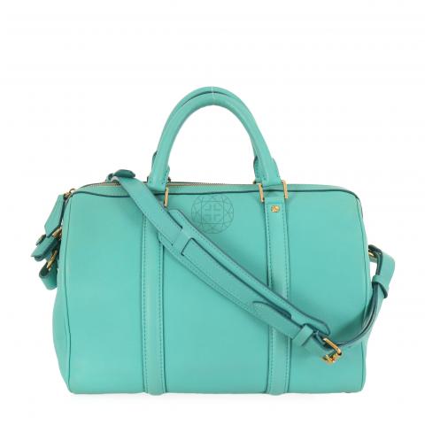 Sofia Coppola Louis Vuitton trio messenger bag water colour blue Leather  ref.1012698 - Joli Closet