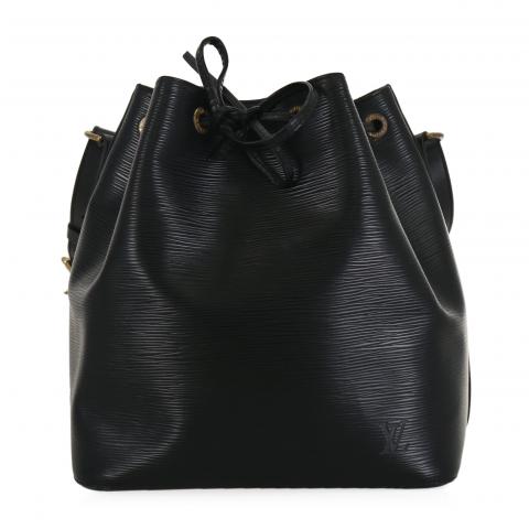 Louis Vuitton Black Epi Leather Sac de Paul PM Twist Bucket Bag  Timeless  Vintage Company