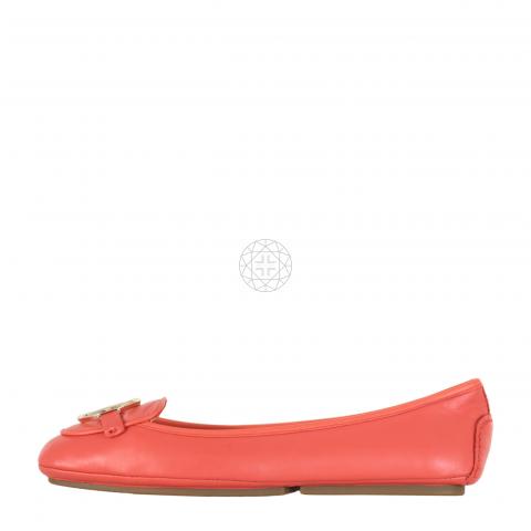 Sell Michael Kors Lillie Leather Moccasin - Coral 