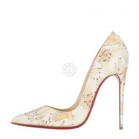 Christian Louboutin - Authenticated So Kate Heel - Patent Leather Multicolour Abstract for Women, Never Worn