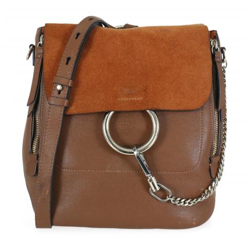 chloe backpack brown