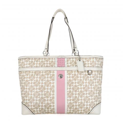 Sell Coach Vintage F15134 Chelsea Heritage Diaper Bag - Light Brown/Pink |  