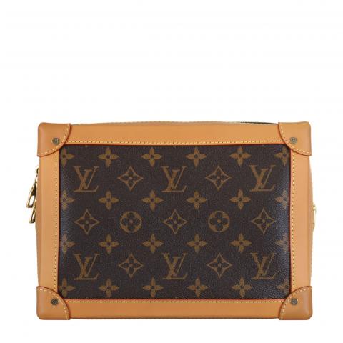 Trunk cloth bag Louis Vuitton Brown in Cloth - 20424586