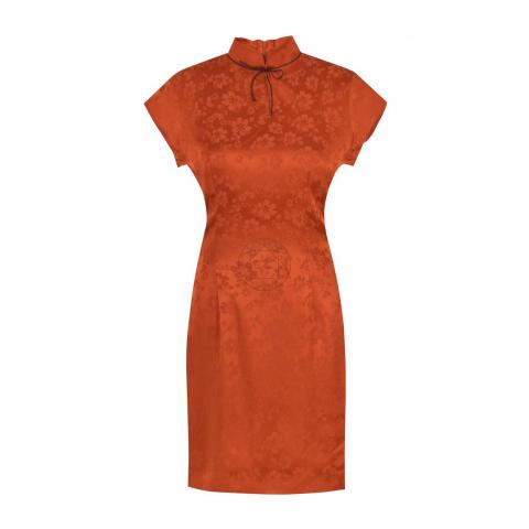 alexa chung orange dress Silk mini dress Alexa Chung Orange size 10 UK in Silk