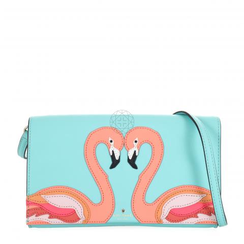 Sell Kate Spade York Flamingo Crossbody Bag - Light Blue | HuntStreet.com