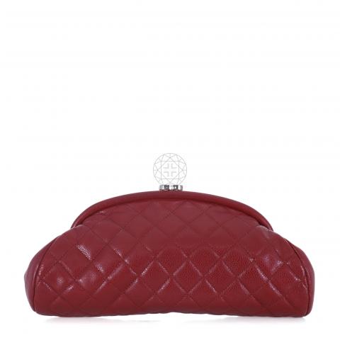 Chanel caviar clutch discount bag