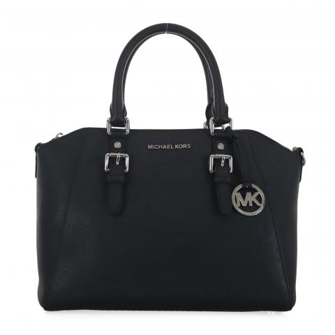 Michael kors ciara large black sale