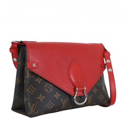 Louis Vuitton, Bags, Louis Vuitton Shoulder Bag Monogram Epi Saint Michel  Womens M4430 Noir