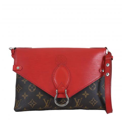 Sell Louis Vuitton Monogram Epi Saint Michel Bag - Brown/Red