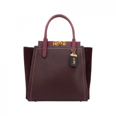 Sell Coach Troupe Tote Burgundy Bag Burgundy HuntStreet