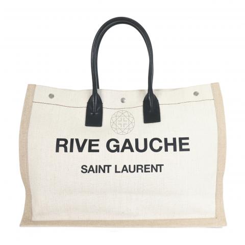 Saint Laurent Rive Gauche Noé tote bag Beige Linen ref.139410