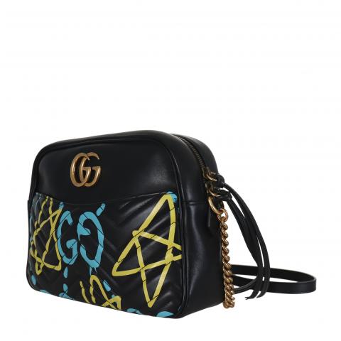 Sell Gucci Gucci Ghost Marmont Shoulder Bag Black HuntStreet