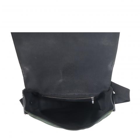 Sold at Auction: Louis Vuitton, Louis Vuitton Black and Dark Green Taiga  Viktor Shoulder Bag, with adjustable canvas shoulder strap, the flap  opening to a black can