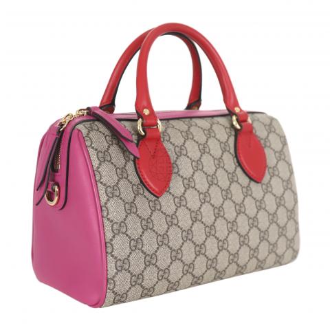 Gucci GG Supreme Boston Bag (SHG-2aBLWM) – LuxeDH