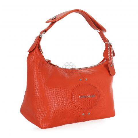 longchamp quadri leather hobo bag