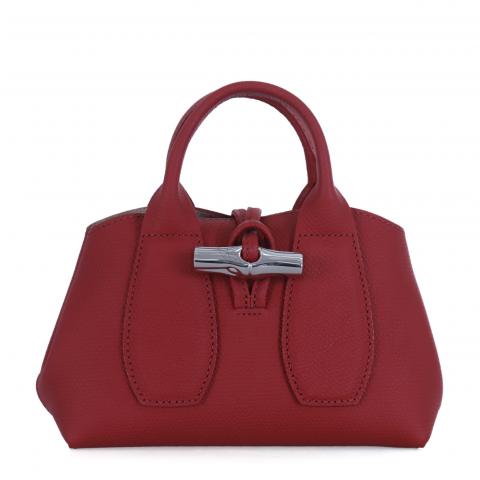 Longchamp Roseau Essential Xs Crossbody Bag in Red