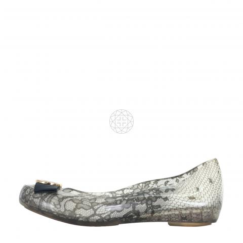 Sell Melissa x Jason Wu Printed Jelly Flats Grey HuntStreet