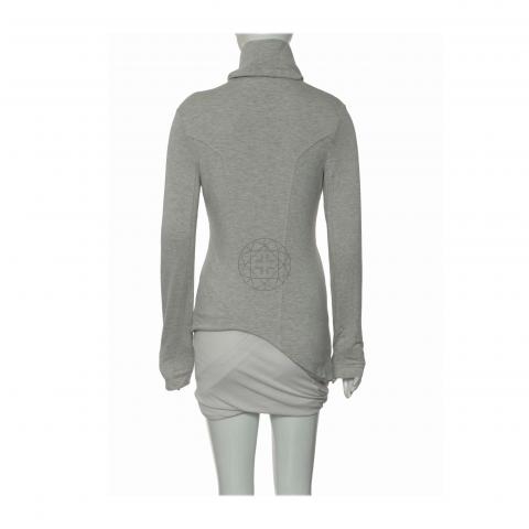 Sell Helmut Lang Zip-Up Asymmetrical Jacket - Light Grey