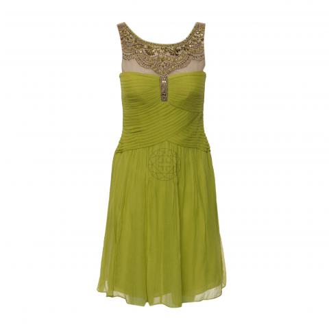 bcbg lime green dress