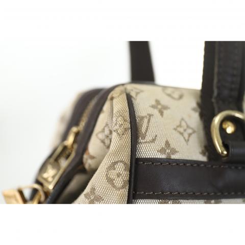 LOUIS VUITTON Monogram Mini Josephine PM Hand Bag Beige M92416 LV