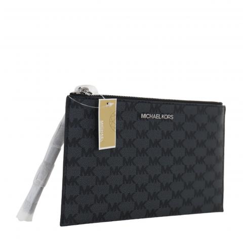 Michael kors large hot sale zip clutch wristlet