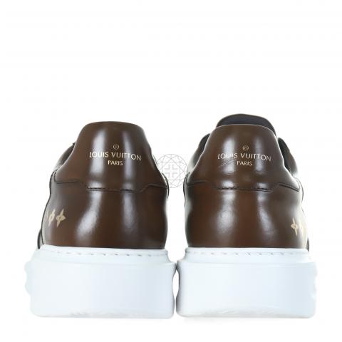 Louis Vuitton Beverly Hills Brown Sneaker Sz 6 US 7 AUTHENTIC😍