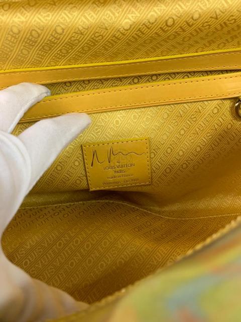 Louis Vuitton Vintage Yellow Multicolor Monogram Pulp Limited Edition Richard  Prince GM Canvas Travel Bag, Best Price and Reviews