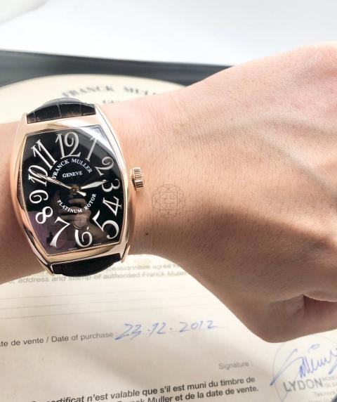 ★ FRANCK MULLER PLATINUM ROTOR Used. blue-white-gold-franck-muller-
