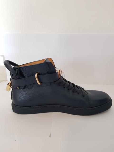 Sell Buscemi 100MM High Top Sneakers Blue HuntStreet