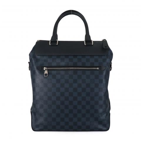 Louis Vuitton Greenwich Damier Cobalt Blue Coated Canvas Tote