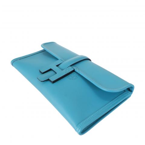 Hermes Blue Swift Jige Elan 29 - ShopStyle Clutches
