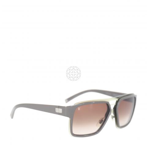 Louis Vuitton Grey Plastic Frame Enigme Sunglasses - Z0362U