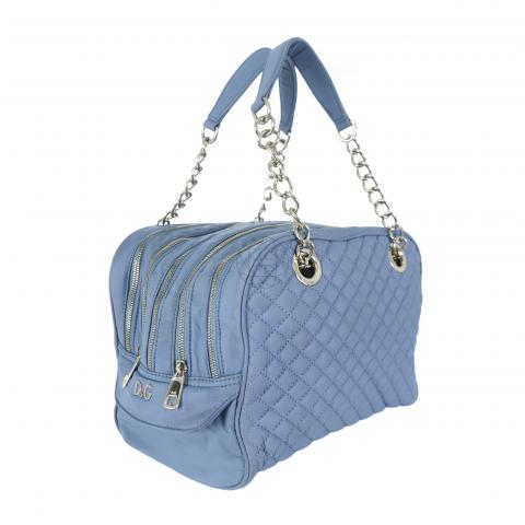 Sell D G Quilted Lily Glam Bag Blue HuntStreet