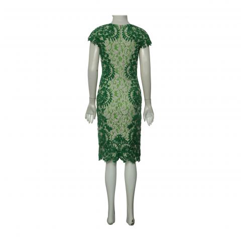 Sell Tadashi Shoji Sleeveless Lace Dress - Green | HuntStreet.com Sell Tadashi Shoji Sleeveless Lace Dress - Green | HuntStreet.com
