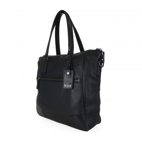 Sell Tumi Leather Tote Bag - Black 