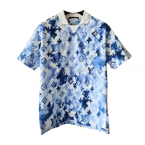 Louis vuitton LV Water Color blue tee t shirt polo, Men's Fashion, Tops &  Sets, Tshirts & Polo Shirts on Carousell