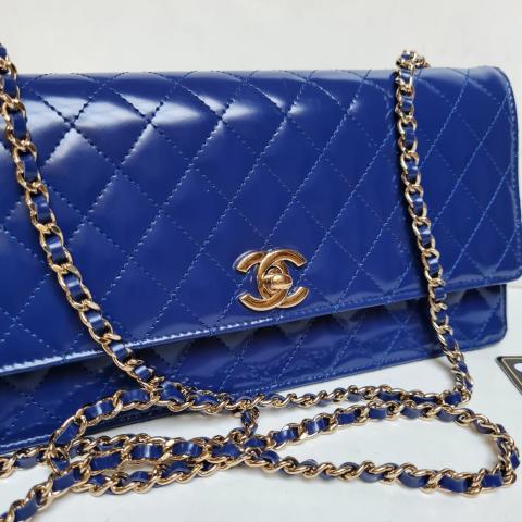 chanel crossbody blue